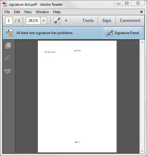 Adobe Signature Has Problems