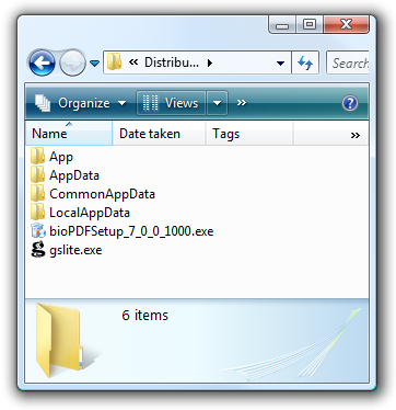 Distribute APP Folder